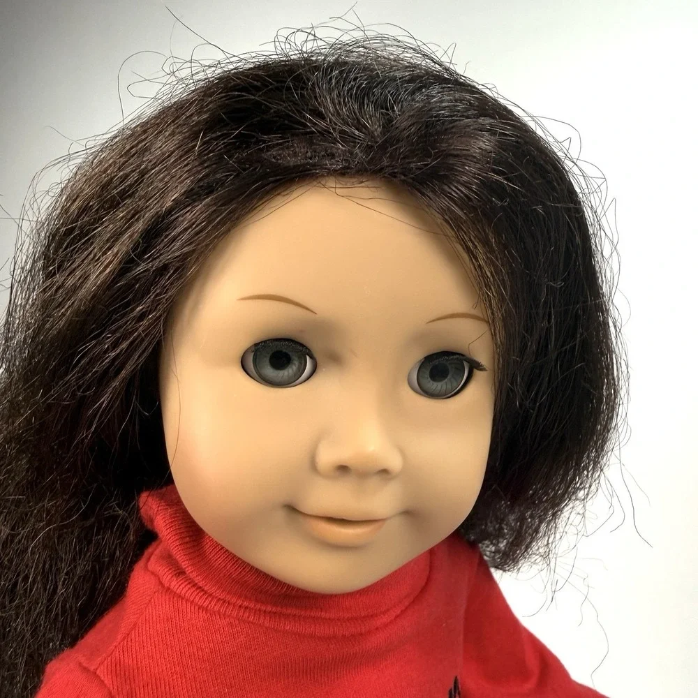 American Girl Ruthie Smithens Doll Blue Eyes Long Brown Hair 18